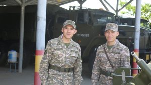 Brothers in Arms: Twin Brothers from Taraz Simultaneously Assume Artillery Command Positions