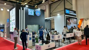 Kazakhstan-Manufactured Drone Showcased at Defense Exhibition in Turkey