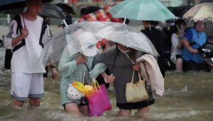 Nearly 130,000 residents of Beijing have been evacuated due to flooding caused by Typhoon "Doksuri"