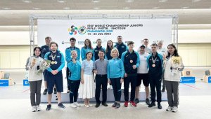 Kazakhstan National Team Secures 10 Medals at World Shooting Championship