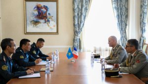 New French Military Attaché Presented in Kazakhstan