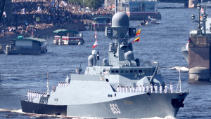 Russia Hosts Main Naval Parade Celebrating Russian Navy Day