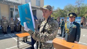 I Plan to Dedicate My Future to Military Service: Almaty Military Technical School graduates over 160 cadets