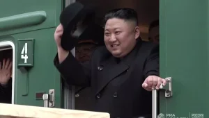 Kim Jong Un Arrives to Russia Accompanied by Military Officials