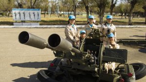 500 Schoolchildren from Almaty Region Get Acquainted with Basics of Military Affairs