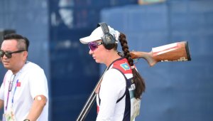 Maria Dmitrienko Secures Bronze Medal in Trap Shooting