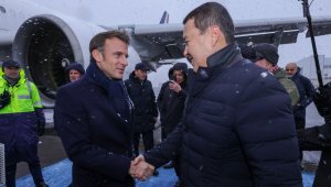 President Macron Arrives in Astana for His First Official Visit